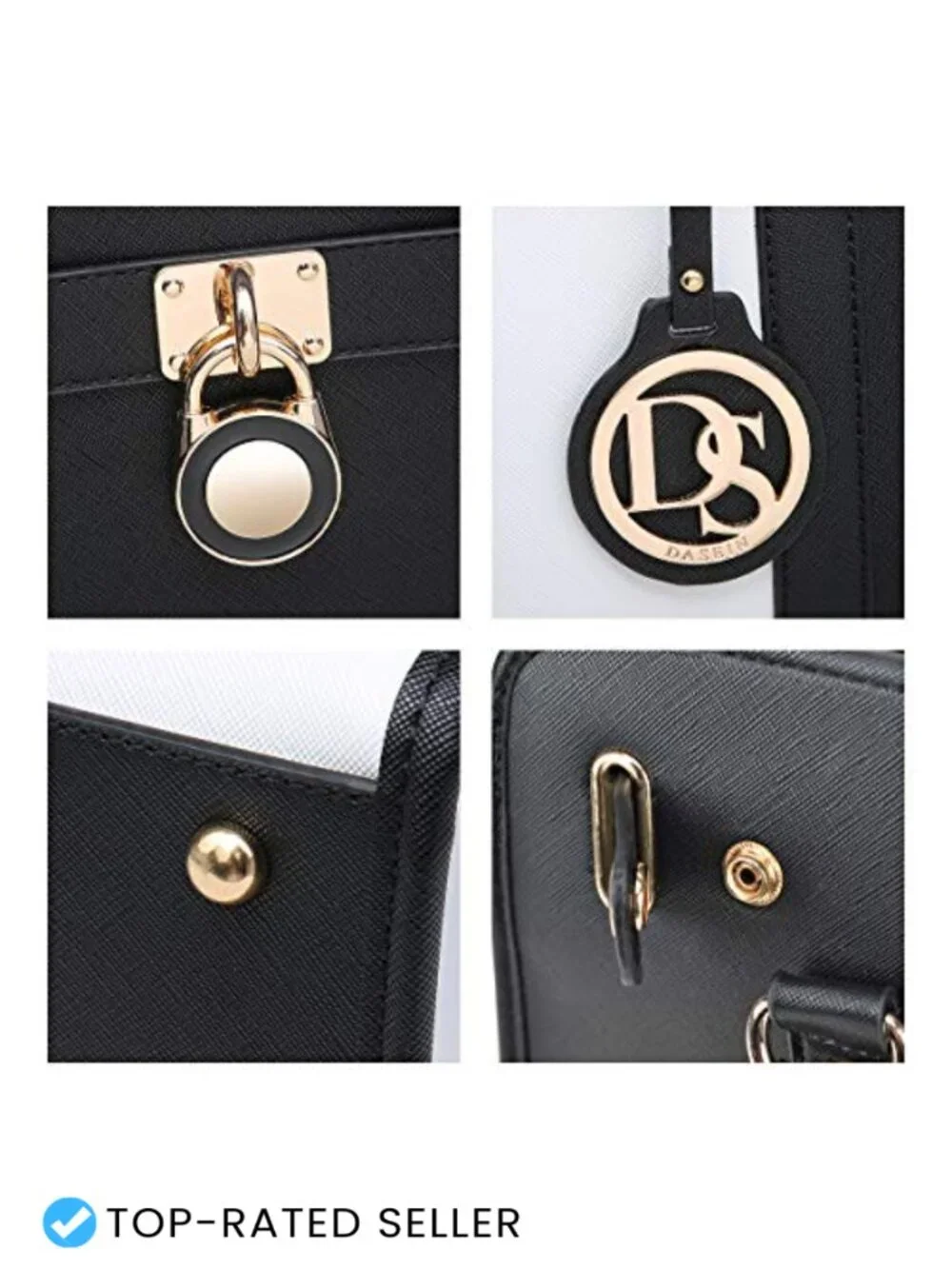 Women's Satchel Handbag Purse Shoulder Bag Tote with Matching Wallet